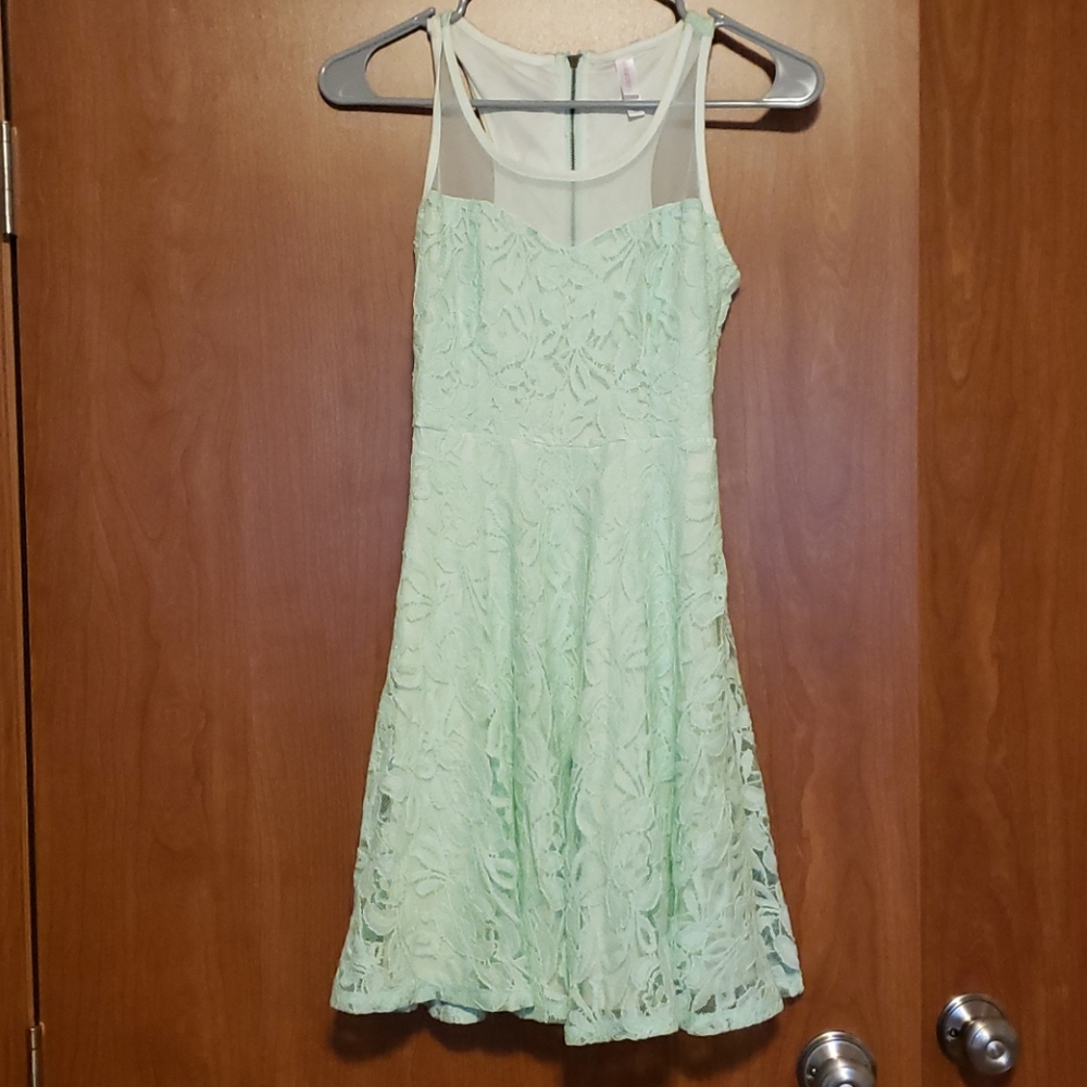 Mint Lace Dress